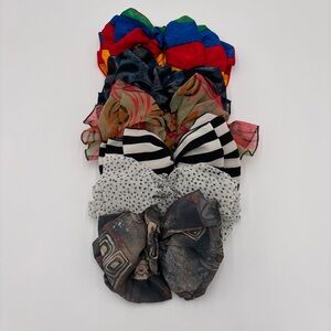 Vintage Colorful Hair Bows